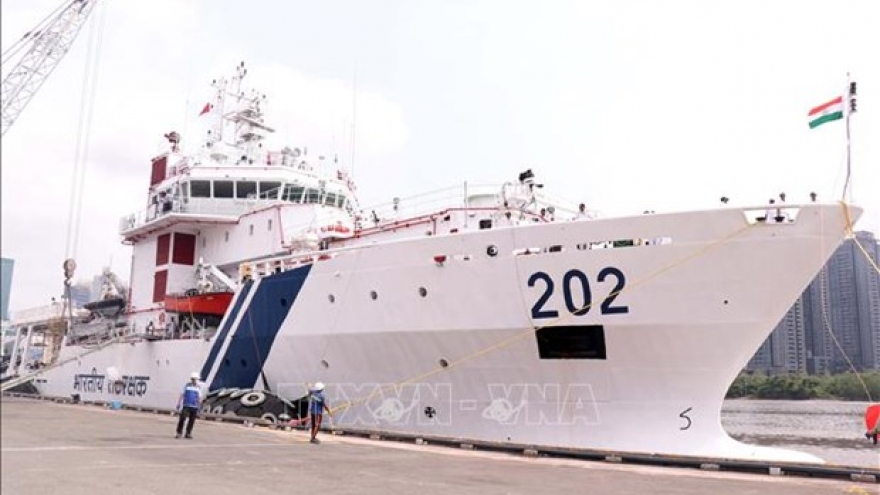 Indian pollution control vessel visits Ho Chi Minh City